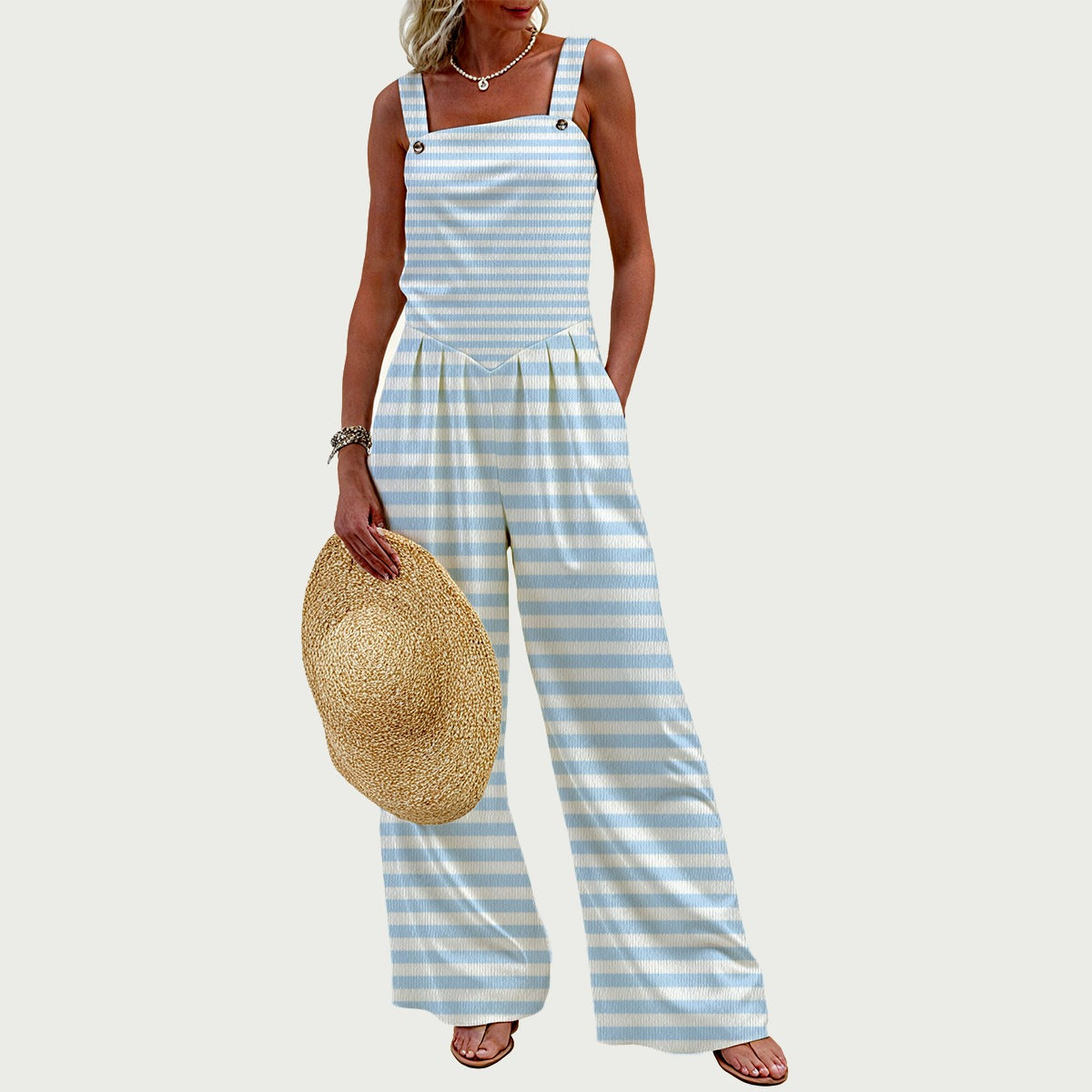 Womens One Piece -Wide Leg JumpSuit