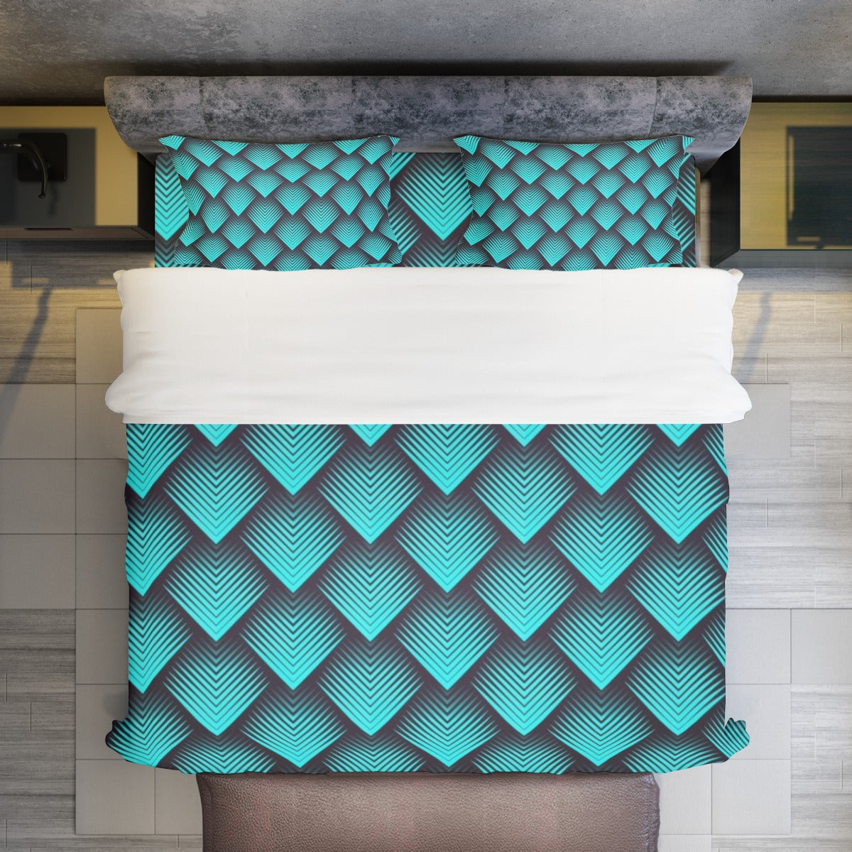 Exclusive Designs Four-piece Duvet Cover Set