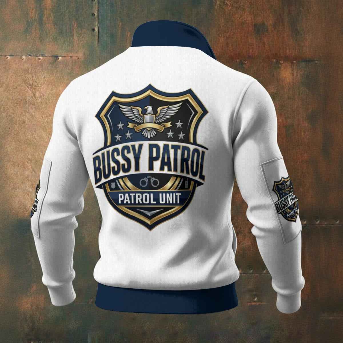 Bussy Patrol Men's Thick Knit Fleece Jacket - Patrol Unit
