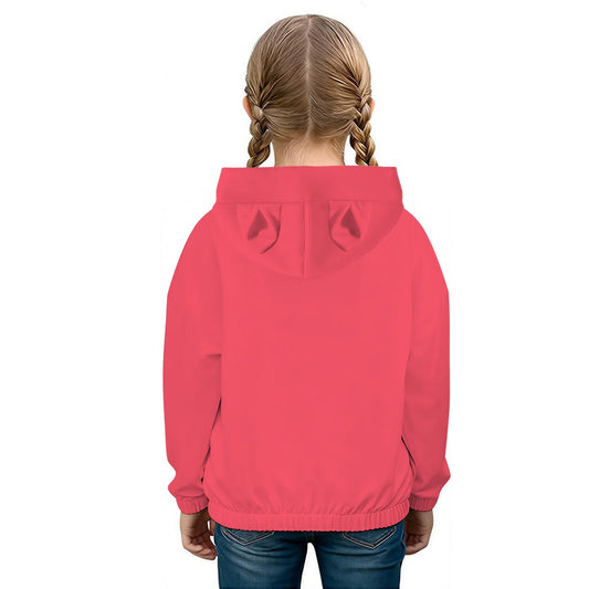 Labubu Trio Red Kid’s Borg Sweatshirt With Ear
