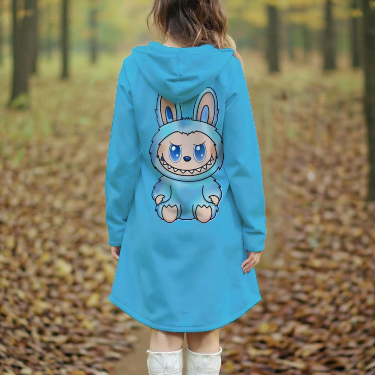 Exclusive Designed - Women's Long Hooded Dress