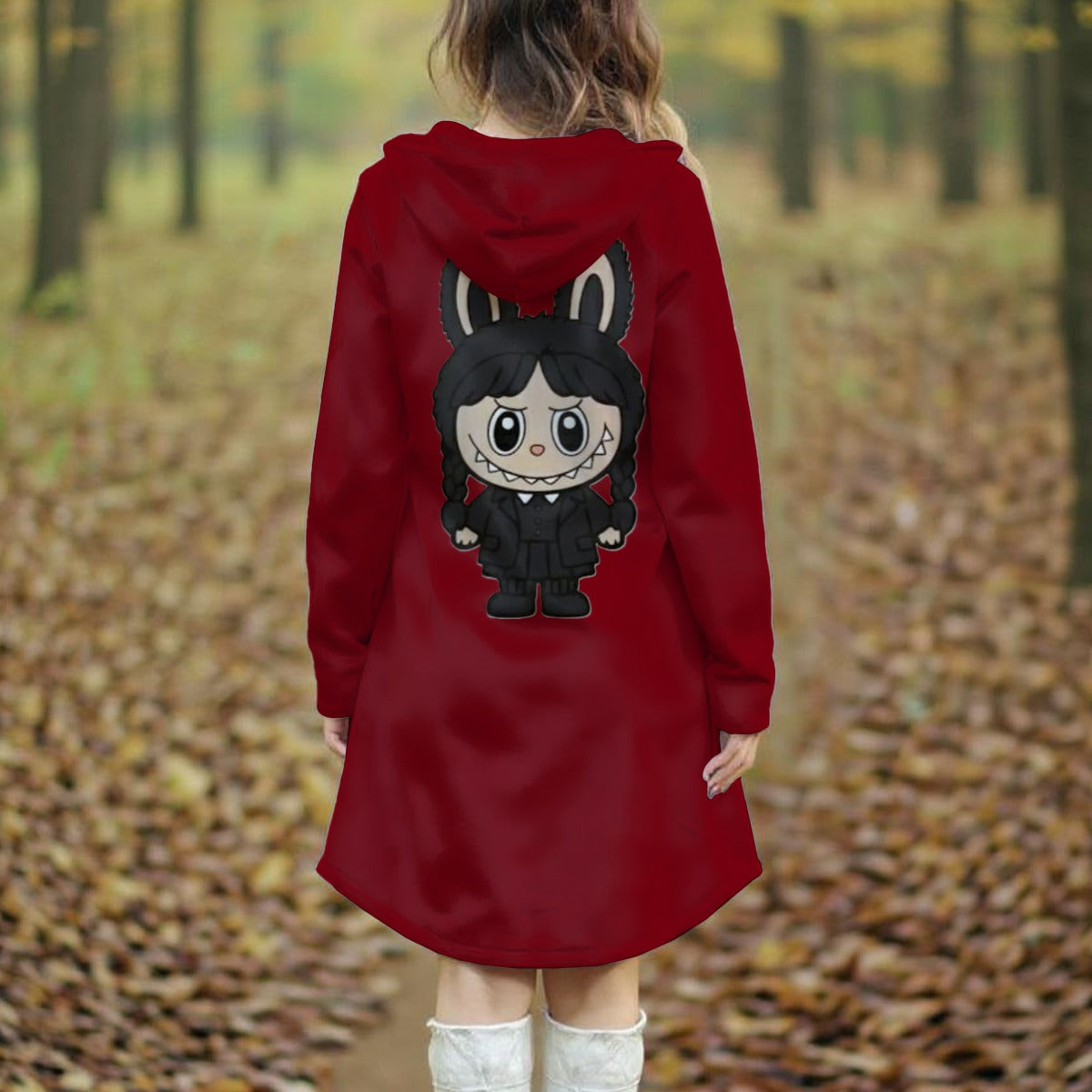 Exclusive Designed - Women's Long Hooded Dress