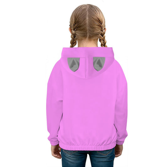 Trendy Labubu Kid’s Borg Sweatshirt With Ear