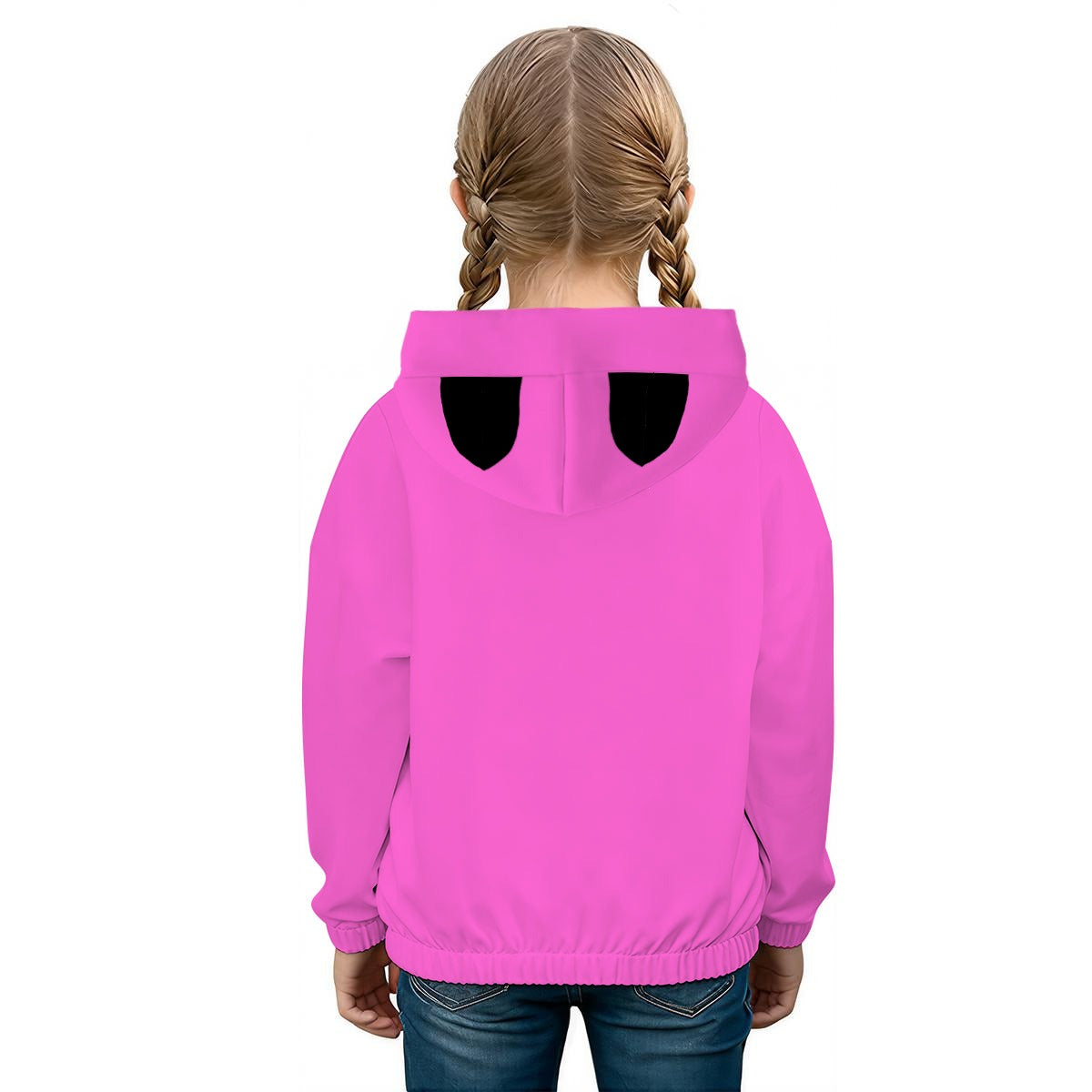 šā¤ļø Viral Minnie Mouse⢠Kidās Borg Hoodie With Ears ā Cozy, Cute & Disney Magic in Every Stitch