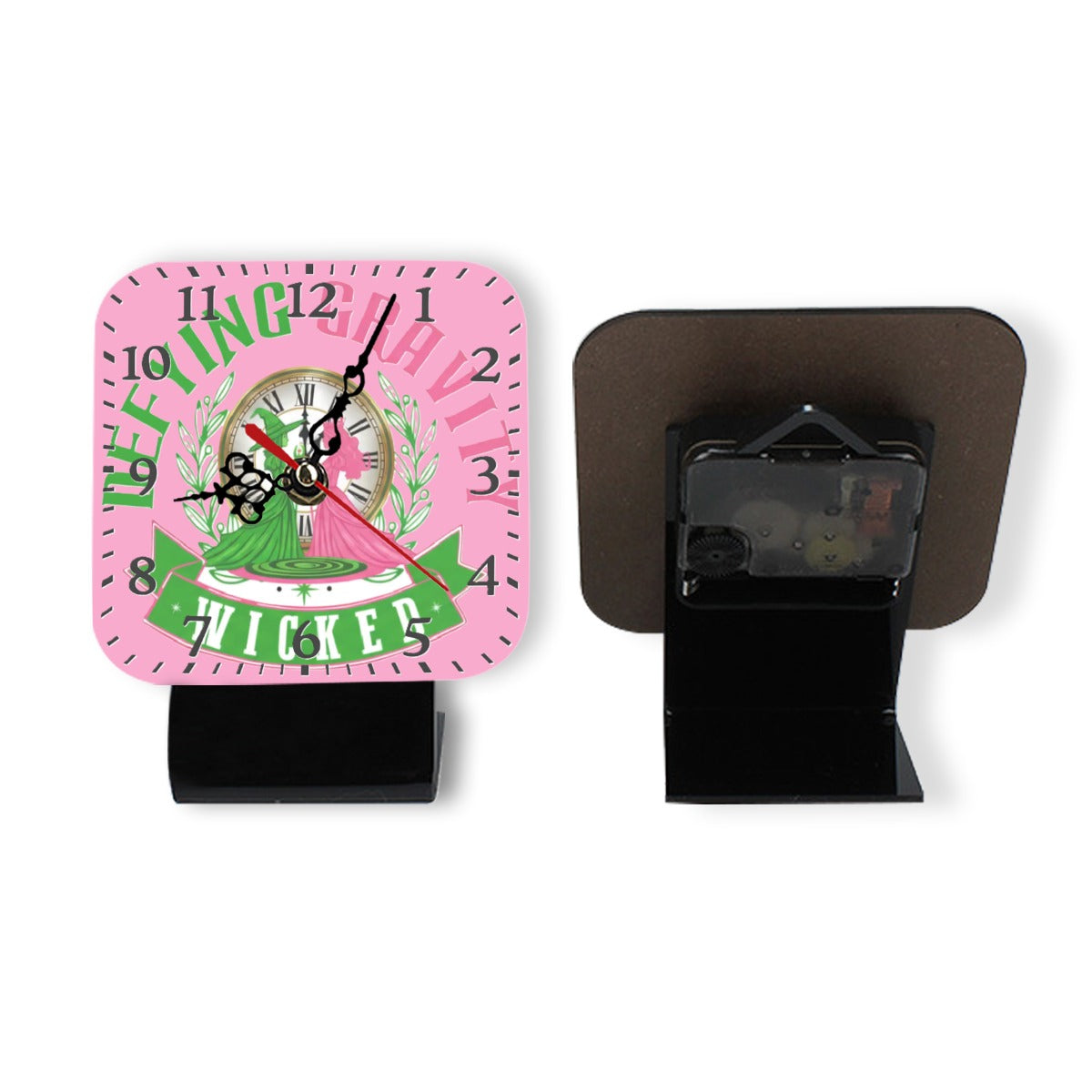 Exclusive Wicked Square Wood Clock