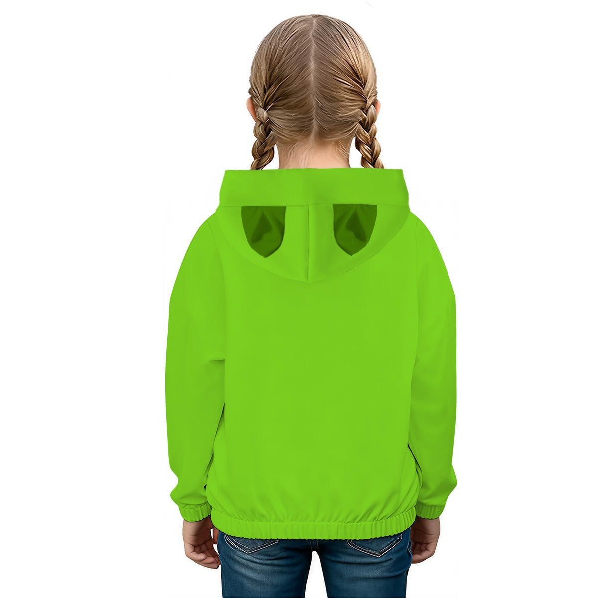 LABUBU HULK HOODED SWEATSHIRT - KIDS SWEATSHIRT HOODIE