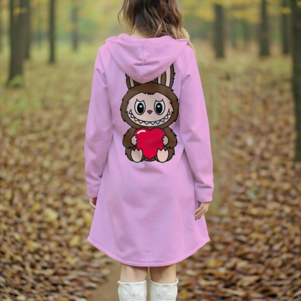 Exclusive Designed - Women's Long Hooded Dress