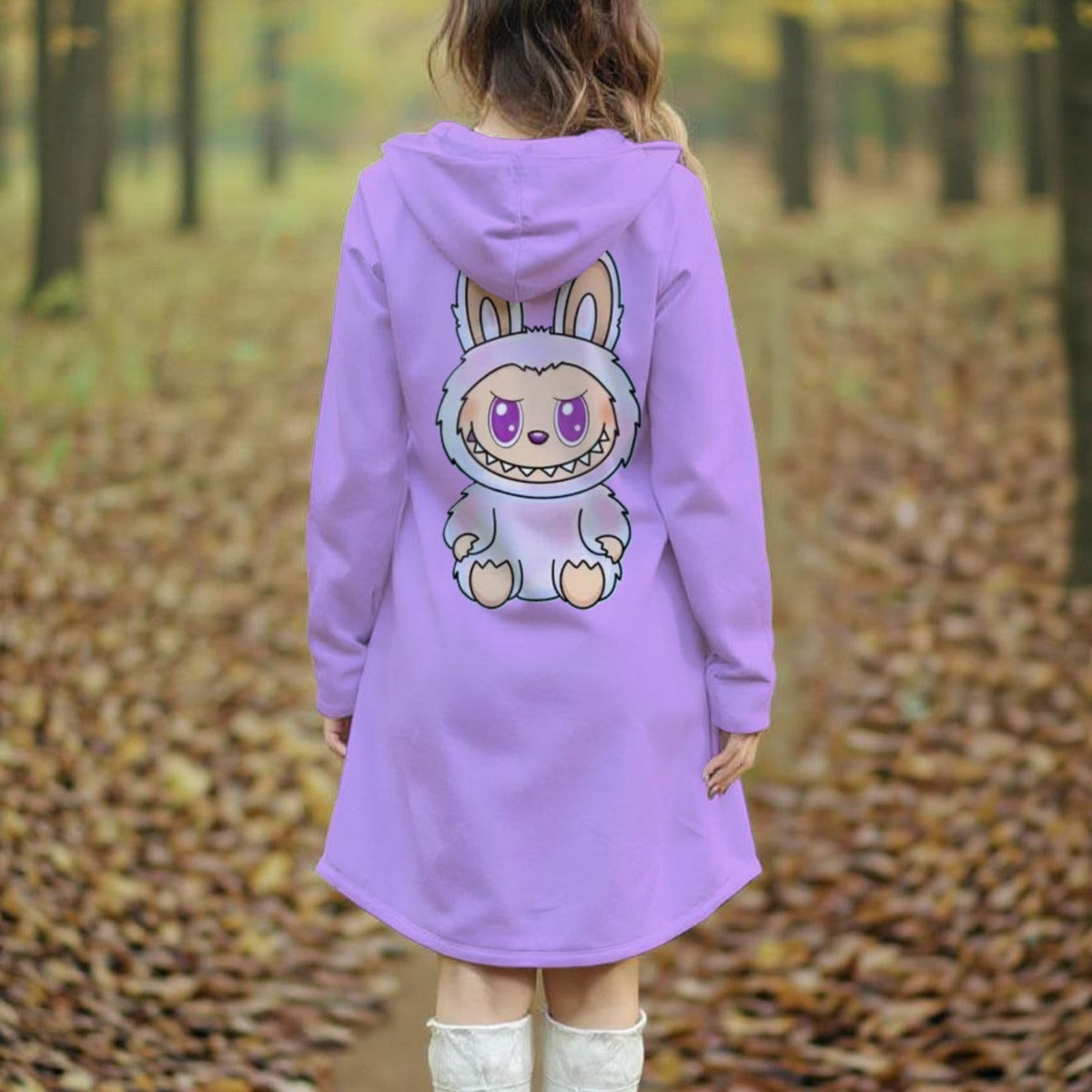 Exclusive Designed - Women's Long Hooded Dress