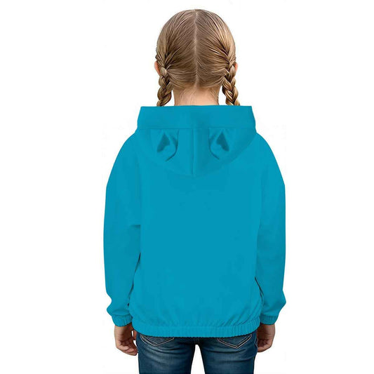 Labubu Teal Kid’s Borg Sweatshirt With Ear