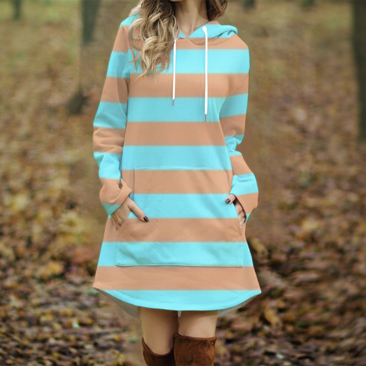 Exclusive Designed - Women's Long Hooded Dress