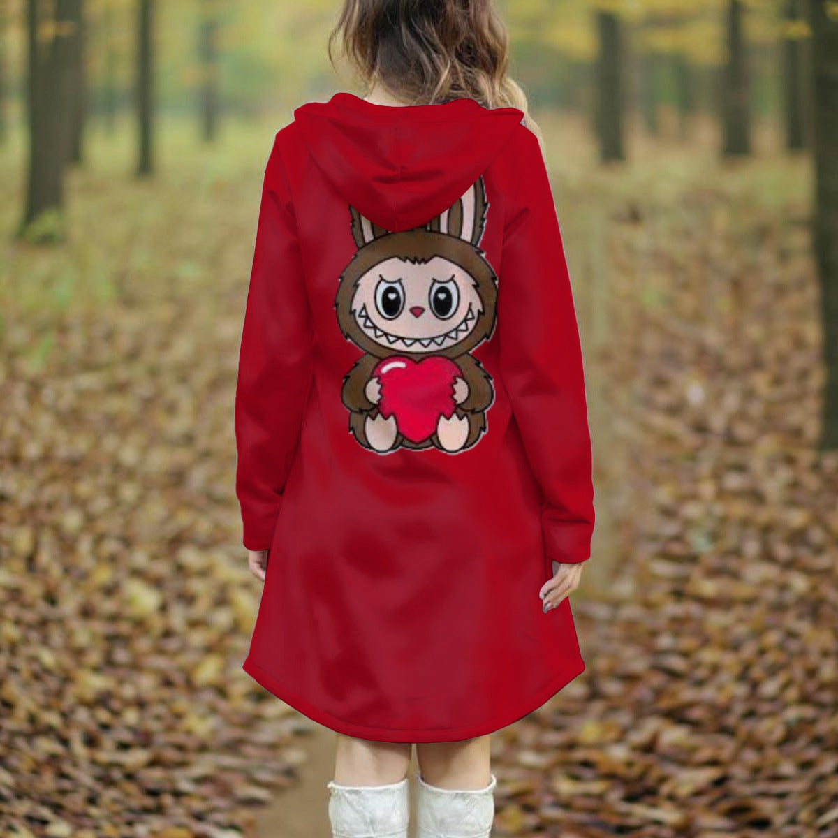 Exclusive Designed - Women's Long Hooded Dress