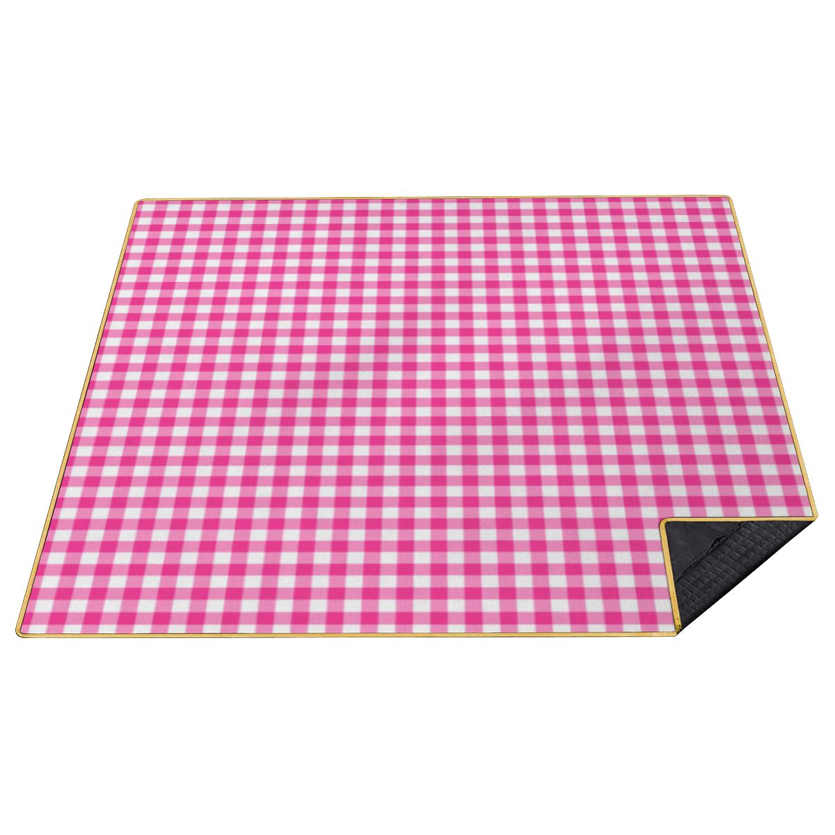 Outdoor Beach/Picnic Blanket (Checker Pink)