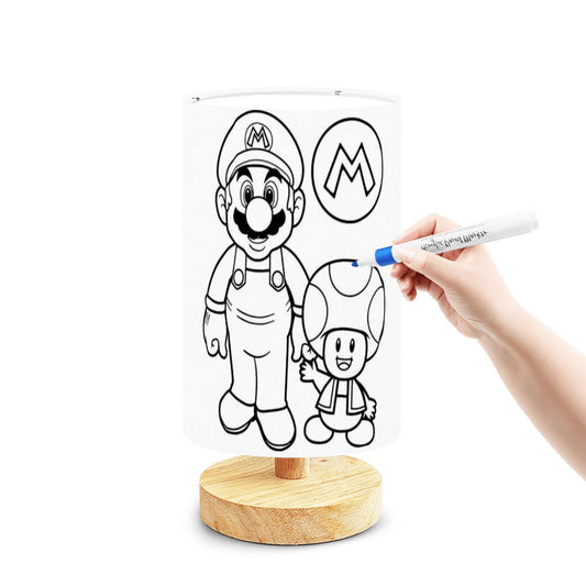 Colorable/Paintable Lamps- DIY Paintable Table Lamp =Fun for kids!