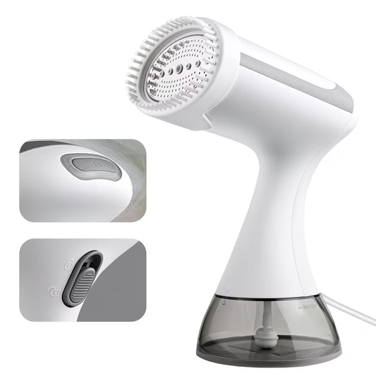 1100W Handheld Hanging Ironing Machine with 20s Fast Heating, Equipped with A Cleaning Brush And A 10.14oz Large Capacity Water Tank. Home Steam Ironing Machine Is A Must-have Tool for Wrinkle Removal During Travel And Clothing Care for Business
