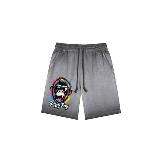Exclusive Bussy Boy Brand Men’s Vintage Wash Drawstring Shorts