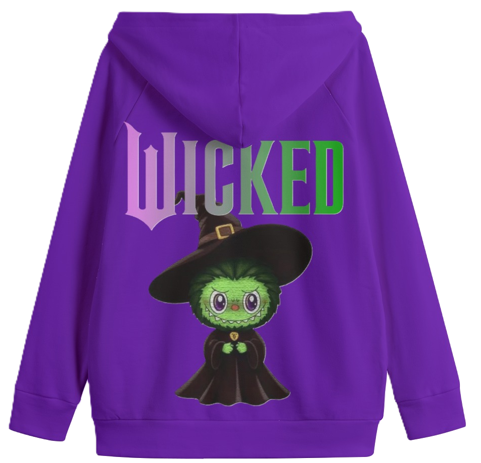 KIDS SWEATER JACKET - LABUBU WICKED