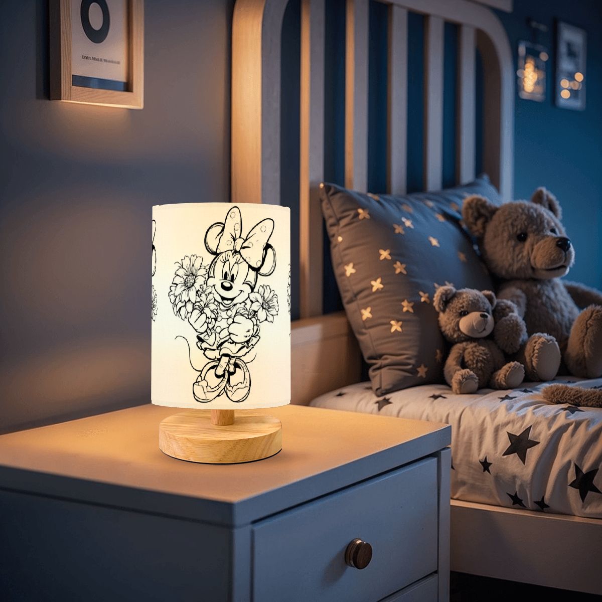 Colorable/Paintable Lamps-DIY Paintable Table Lamp