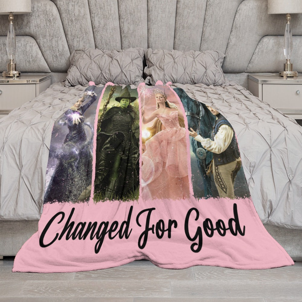 “Exclusive WICKED Flannel Blanket – Ultra‑Soft Magic in Multiple Designs & Sizes”