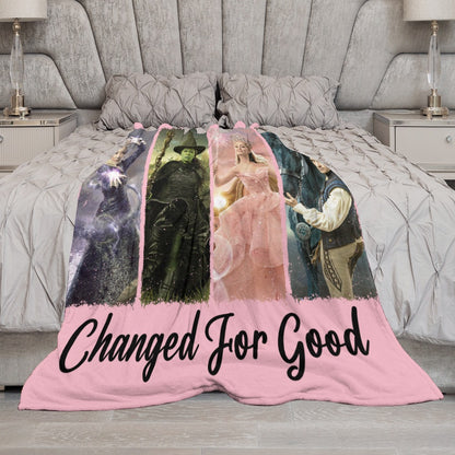 “Exclusive WICKED Flannel Blanket – Ultra‑Soft Magic in Multiple Designs & Sizes”