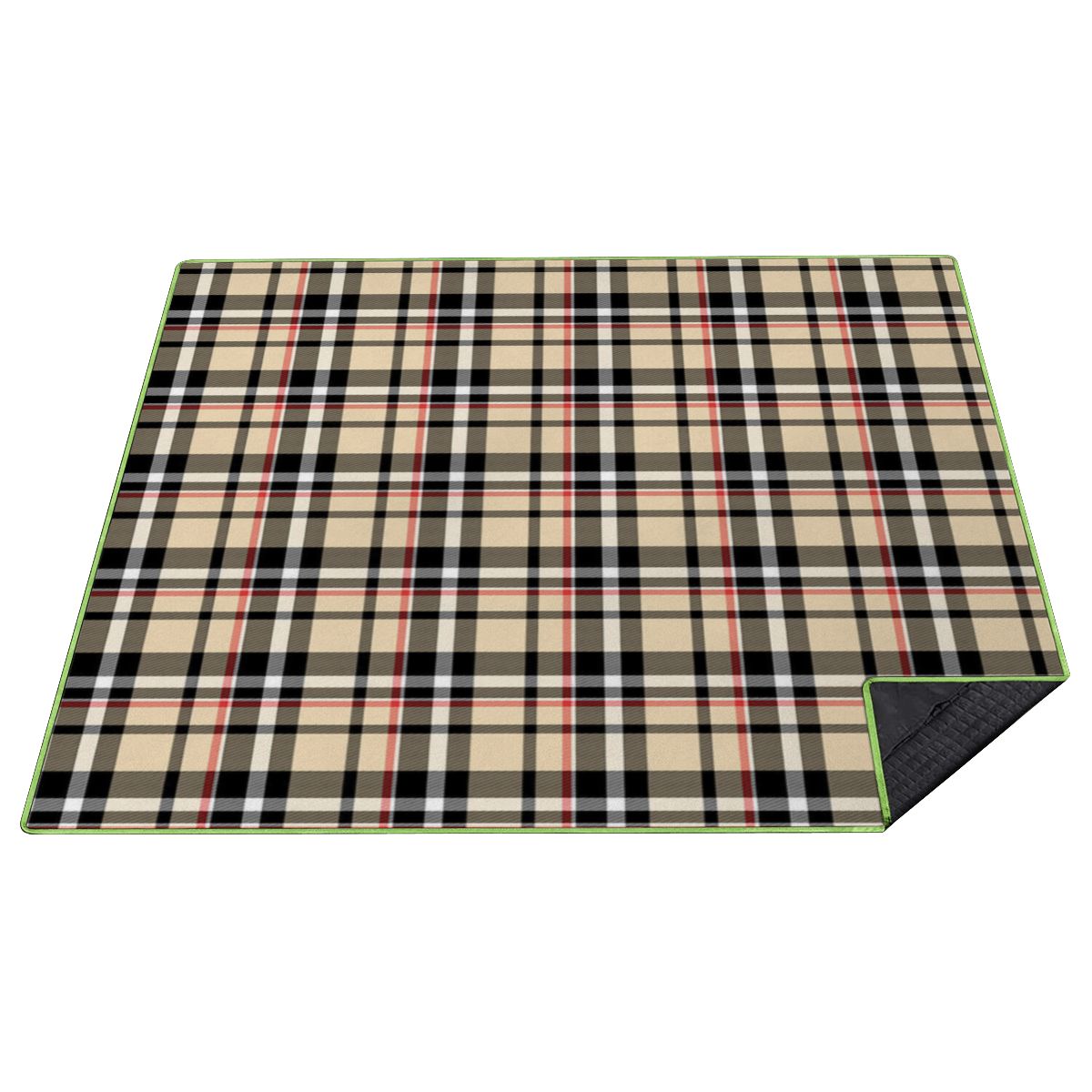 Outdoor Beach/Picnic Blanket - Plaid Design
