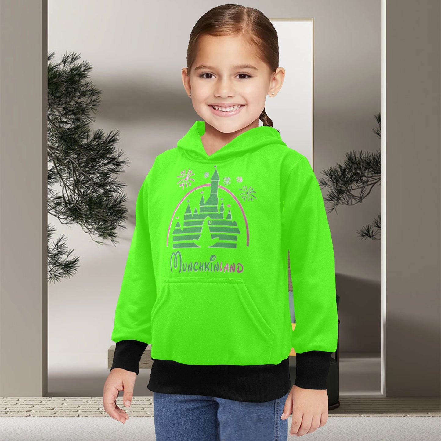 EXCLUSIVE DESIGNS: WICKED - Munchkinland - Little Girls' Long Sleeve Hoodie