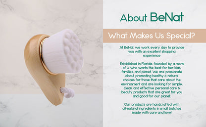 Facial Brush with Bamboo Handle - CHRISTMAS GIFT ALERT!