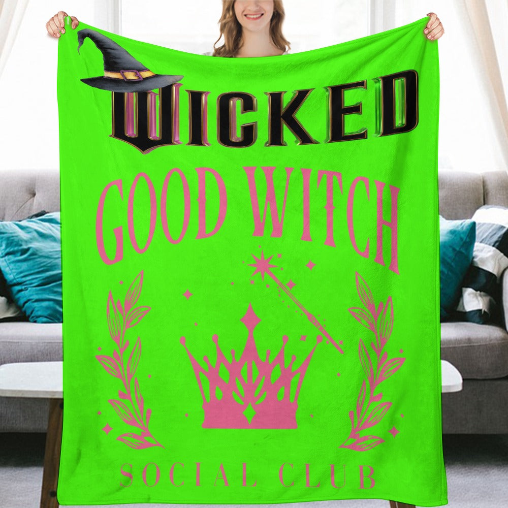“Exclusive Wicked Flannel Blanket – Ultra‑Soft Magic in Multiple Designs & Sizes”
