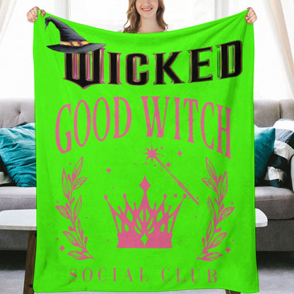 “Exclusive Wicked Flannel Blanket – Ultra‑Soft Magic in Multiple Designs & Sizes”