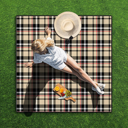 Outdoor Beach/Picnic Blanket - Plaid Design