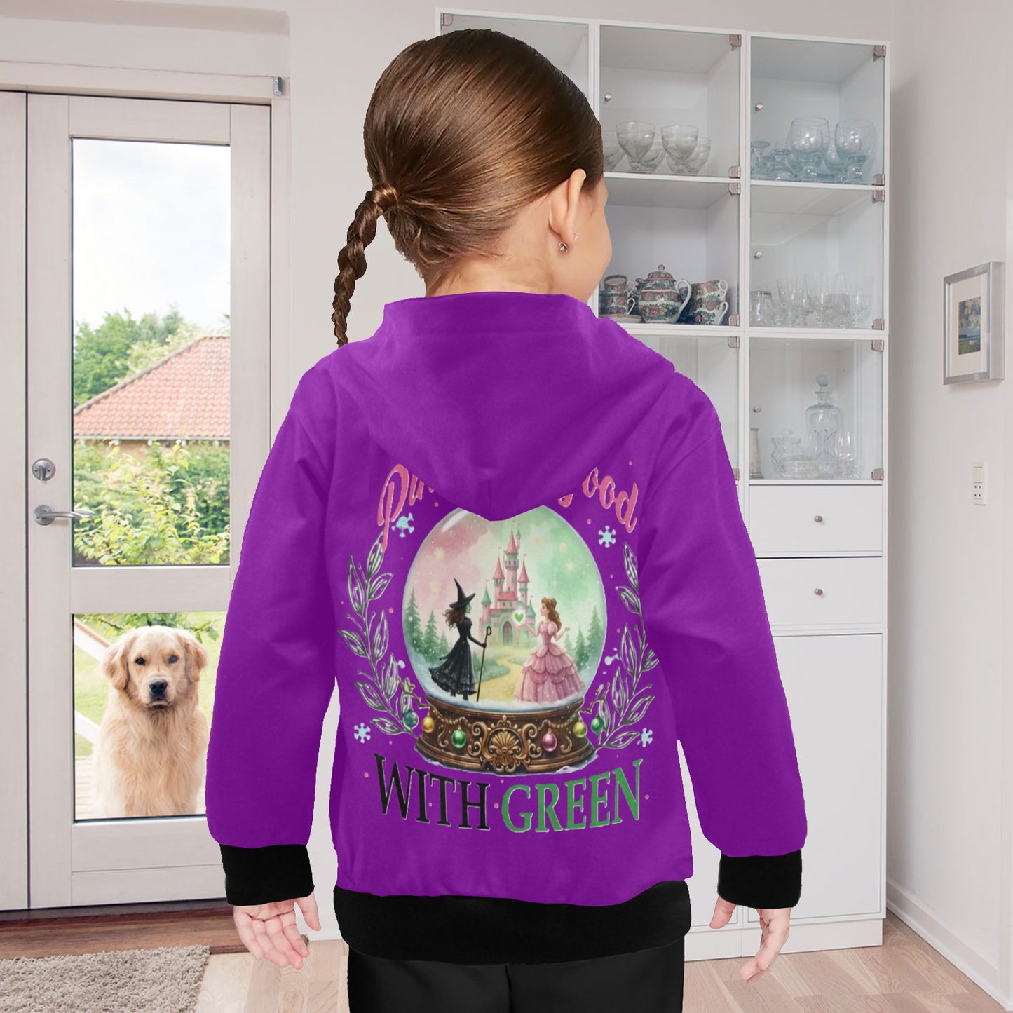 EXCLUSIVE DESIGNS: WICKED -  Little Girls' Long Sleeve Hoodie