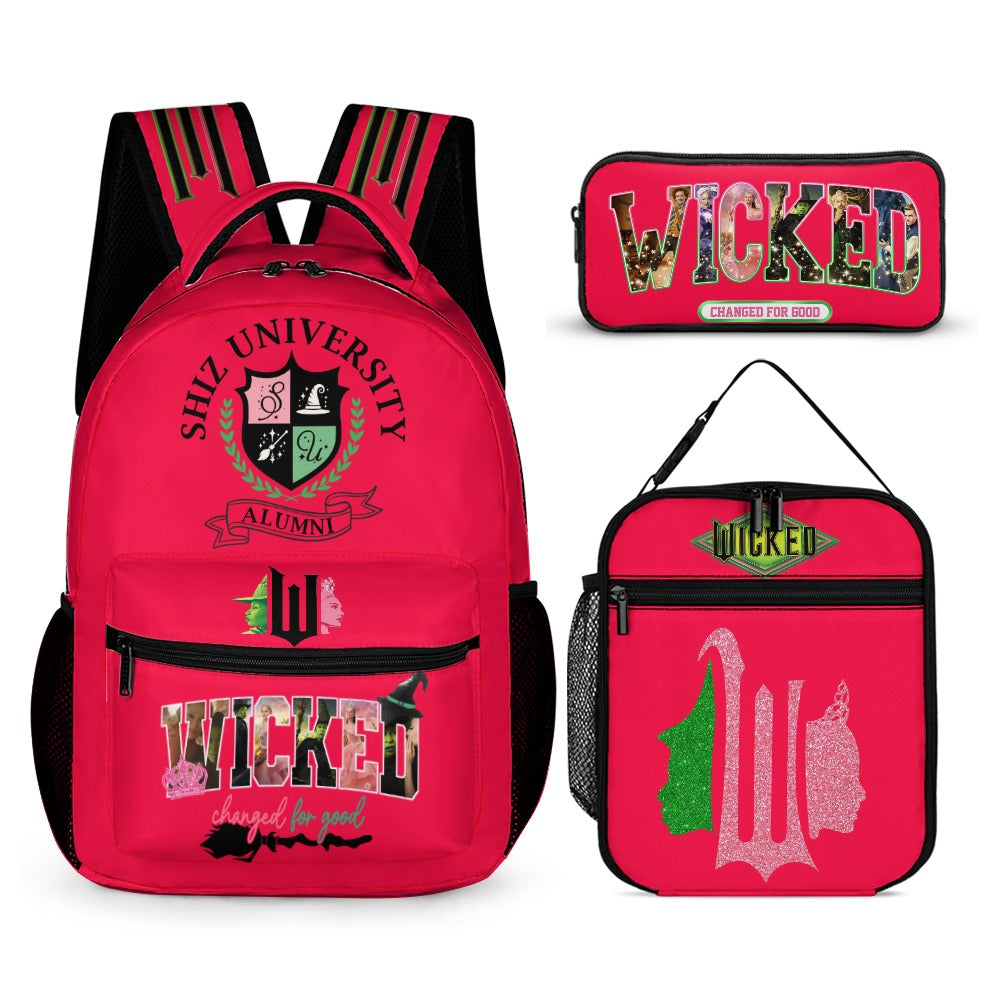 “Exclusive Wicked Backpack Bundle – Shiz University 3‑Piece Magic Set” BACKPACK BUNDLE SETS
