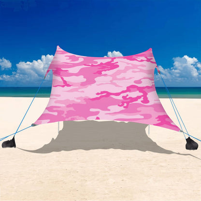 Pink Camo -Beach Canopy/Beach Tent