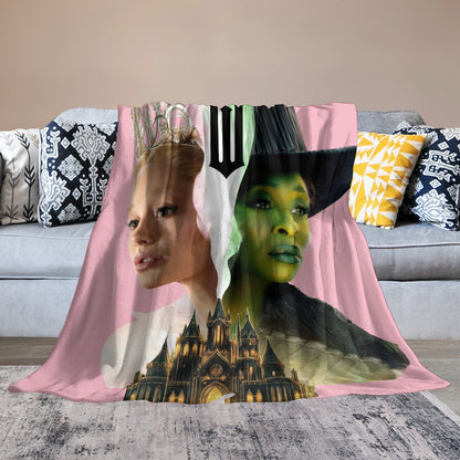 “Exclusive WICKED Flannel Blanket – Ultra‑Soft Magic in Multiple Designs & Sizes”