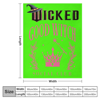 “Exclusive Wicked Flannel Blanket – Ultra‑Soft Magic in Multiple Designs & Sizes”