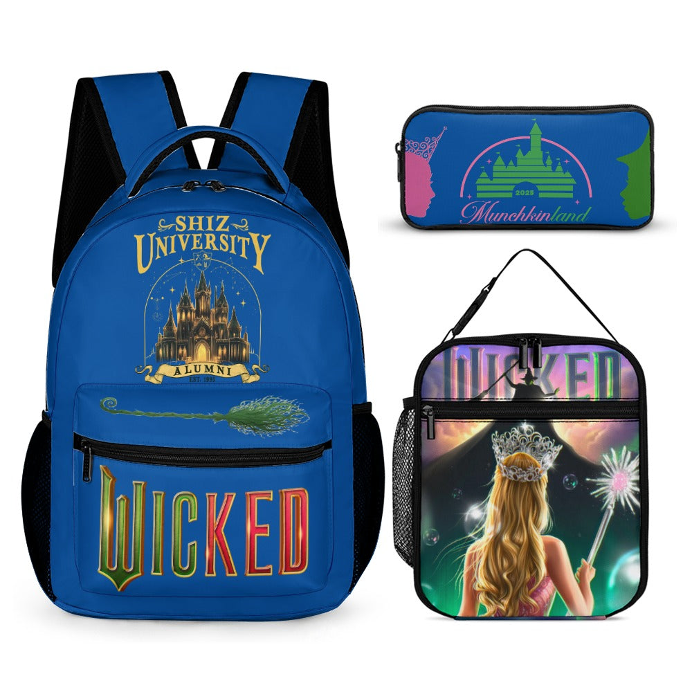 “Exclusive Wicked Backpack Bundle – Shiz University 3‑Piece Magic Set” 3 PIECE BACKPACK BUNDLES