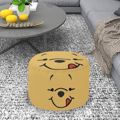 Pooh Bear Ottoman - Round Pouf Ottoman