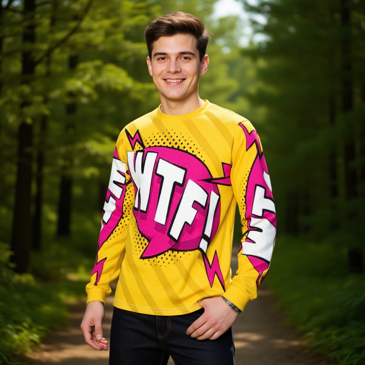 WTF Exclusive Designs Men's Long Sleeve T-Shirt