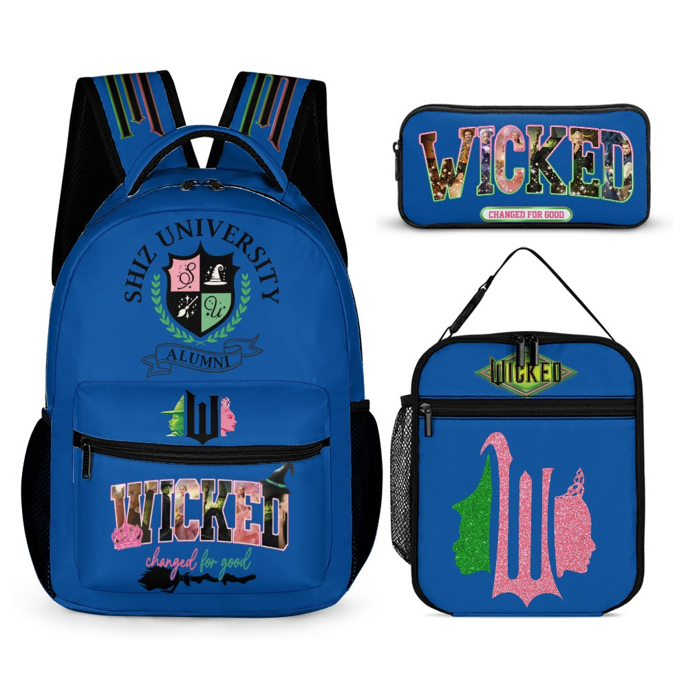 “Exclusive Wicked Backpack Bundle – Shiz University 3‑Piece Magic Set” BACKPACK BUNDLE SETS