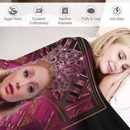 “Exclusive WICKED Flannel Blanket – Ultra‑Soft Magic in Multiple Designs & Sizes”