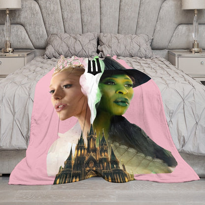 “Exclusive WICKED Flannel Blanket – Ultra‑Soft Magic in Multiple Designs & Sizes”