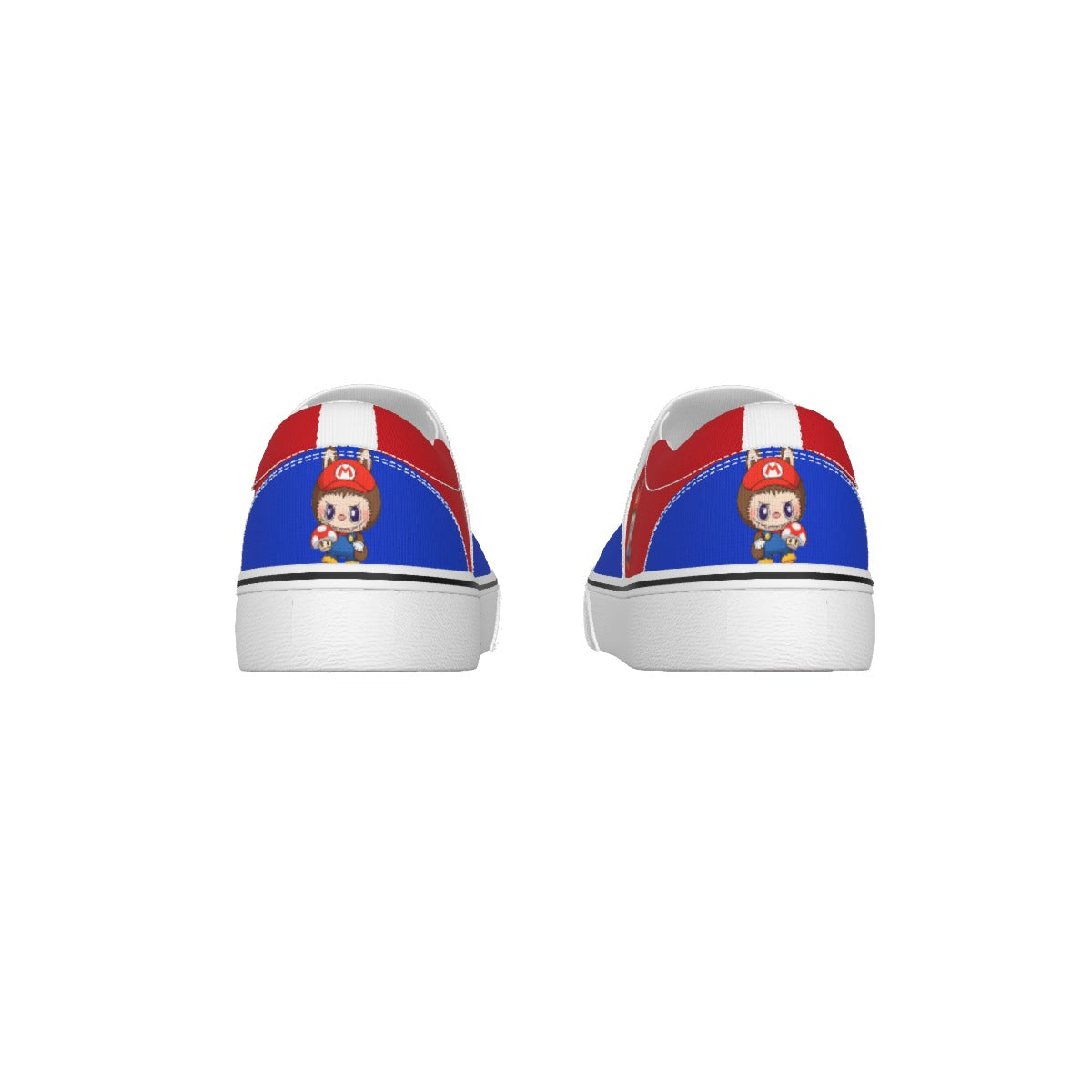 MARIO LABUBU ONE OF KIND, EXCLUSIVE DESIGN! Kid's Slip On Sneakers