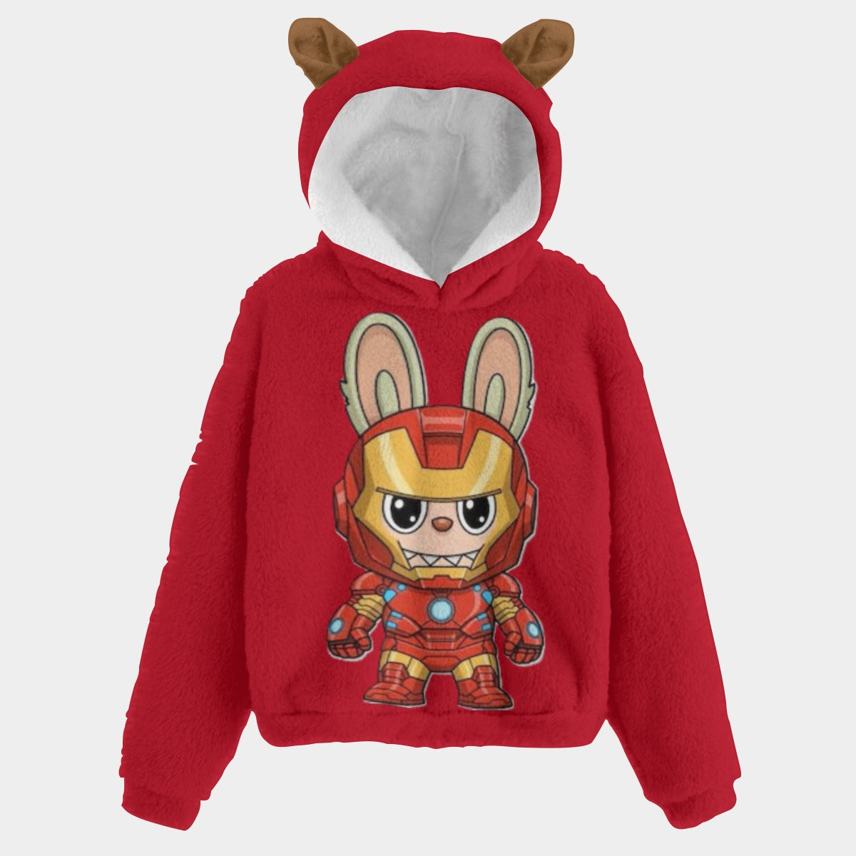 🧸 Title: Labubu Woody SnugglePop™ Hoodie – Cute, Cozy & Ear-Resistible
