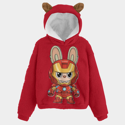 🧸 Title: Labubu Woody SnugglePop™ Hoodie – Cute, Cozy & Ear-Resistible