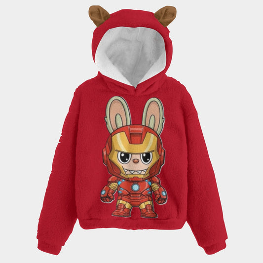 🧸 Title: Labubu Woody SnugglePop™ Hoodie – Cute, Cozy & Ear-Resistible