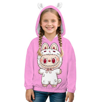 LABUBU HOODED SWEATSHIRT - KIDS SWEATSHIRT HOODIE