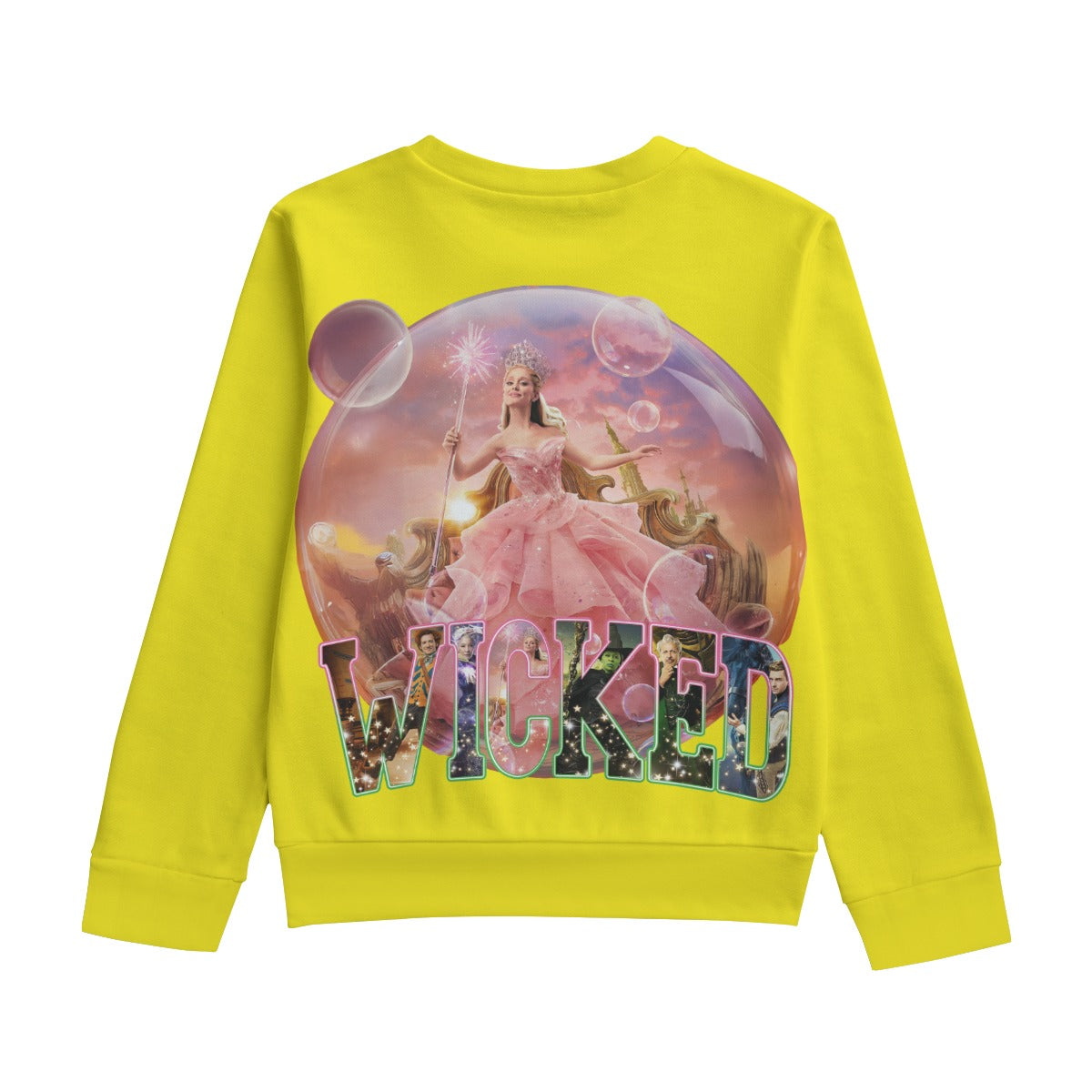 KID'S WICKED SWEATSHIRTS -“Glinda’s Bubble Magic Sweatshirt – Wickedly Cozy Cotton Comfort”