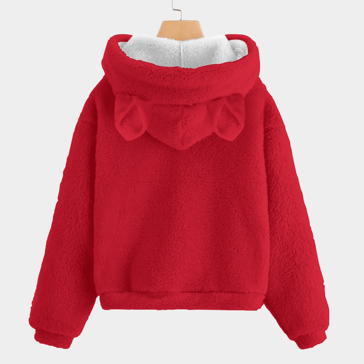 🐻✨ Labubu Christmas Bear-Ears Hoodie – Ultra-Soft Borg Fleece BOGO Special!
