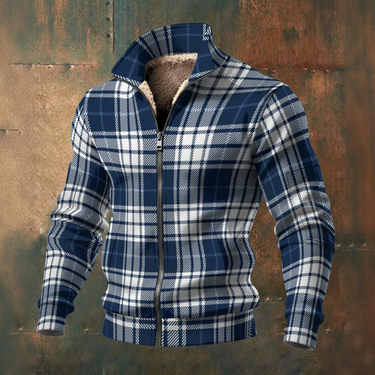 🧊“FrostFlex™ Knit Fleece — Built for Bold” Men's Fleece Zip Jacket