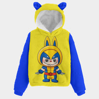 🧸Labubu  Wolverine (XMEN) SnugglePop™ Hoodie – Cute, Cozy & Ear-Resistible