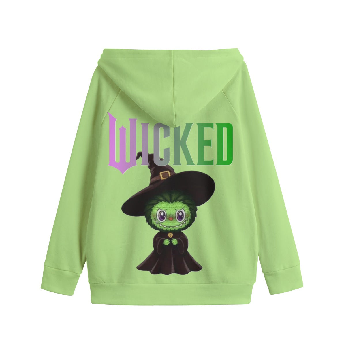 Exclusive Unisex Wicked Labubu Kid's Zip Sweatshirt Hoodie